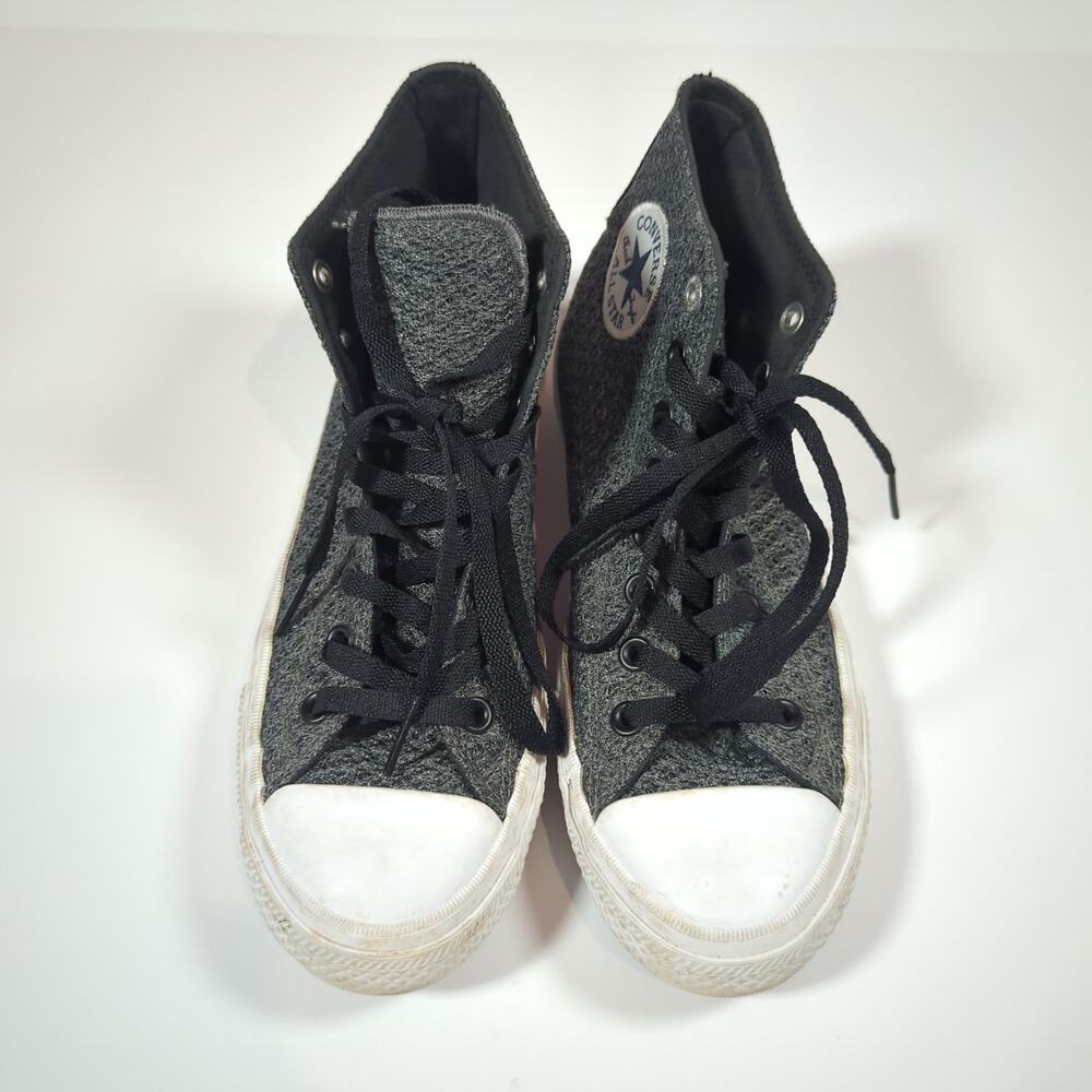 Converse Chuck Taylor II Knit High Top Gray Women's 9 - Picture 2 of 8